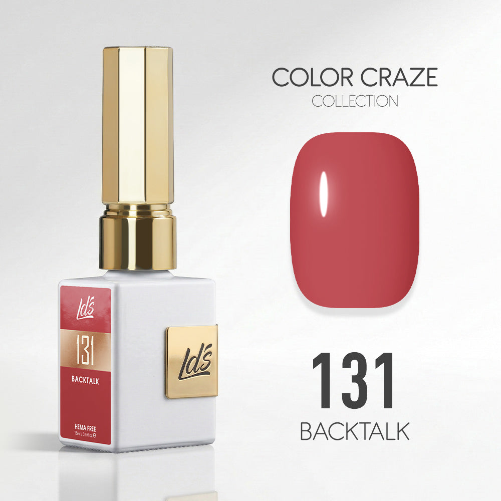 LDS Color Craze Gel Nail Polish - 131 Backtalk - 0.5oz
