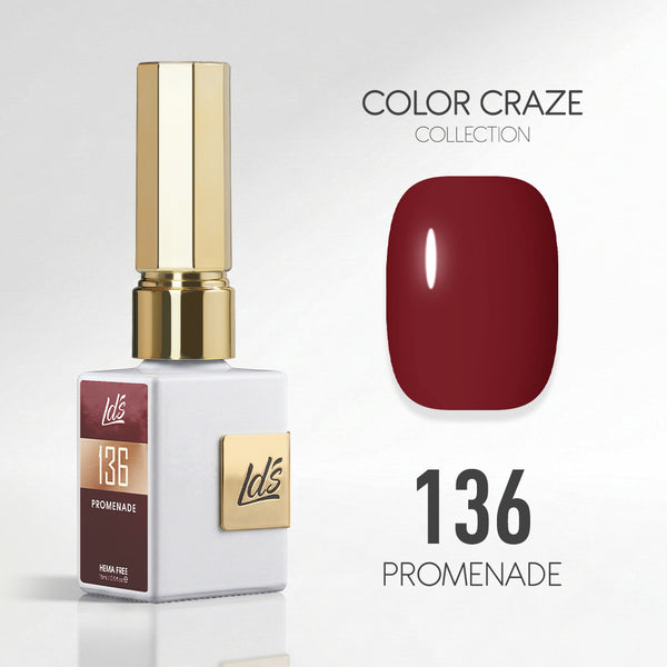 LDS Color Craze Gel Nail Polish - 136 Promenade - 0.5oz