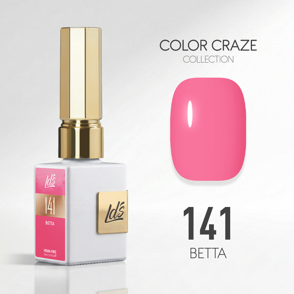 LDS Color Craze Gel Nail Polish - 141 Betta - 0.5oz