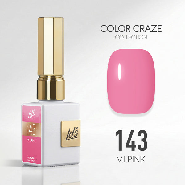 LDS Color Craze Gel Nail Polish - 143 V.I.Pink - 0.5oz