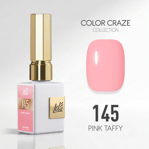 LDS Color Craze Gel Nail Polish - 145 Pink Taffy - 0.5oz