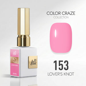LDS Color Craze Gel Nail Polish - 153 Lover's Knot - 0.5oz