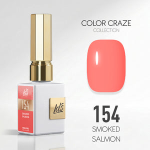 LDS Color Craze Gel Nail Polish - 154 Smoked Salmon - 0.5oz