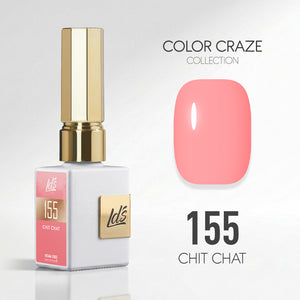 LDS Color Craze Gel Nail Polish - 155 Chit Chat - 0.5oz