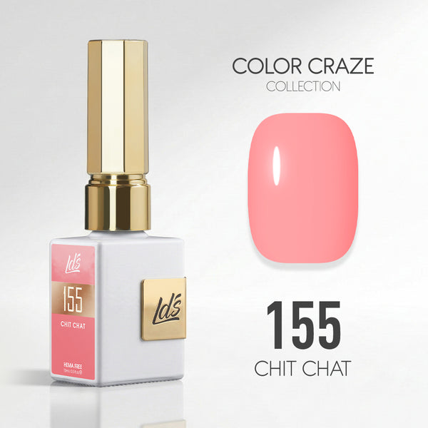 LDS Color Craze Gel Nail Polish - 155 Chit Chat - 0.5oz
