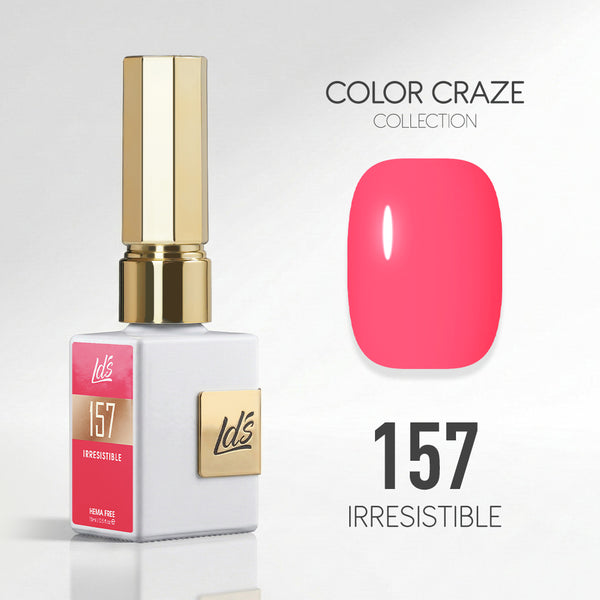 LDS Color Craze Gel Nail Polish - 157 Irresistible - 0.5oz