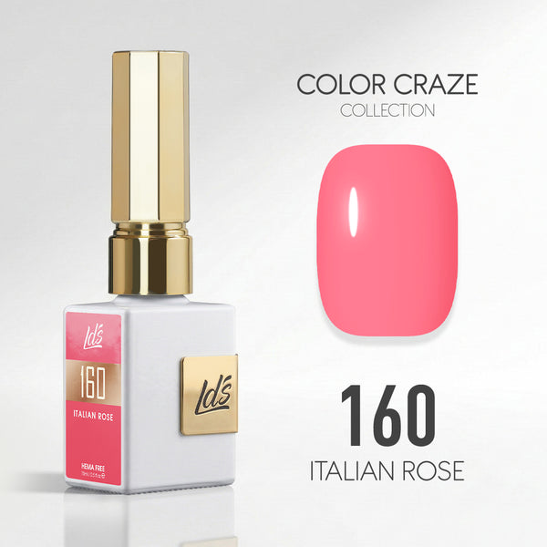 LDS Color Craze Gel Nail Polish - 160 Italian Rose - 0.5oz