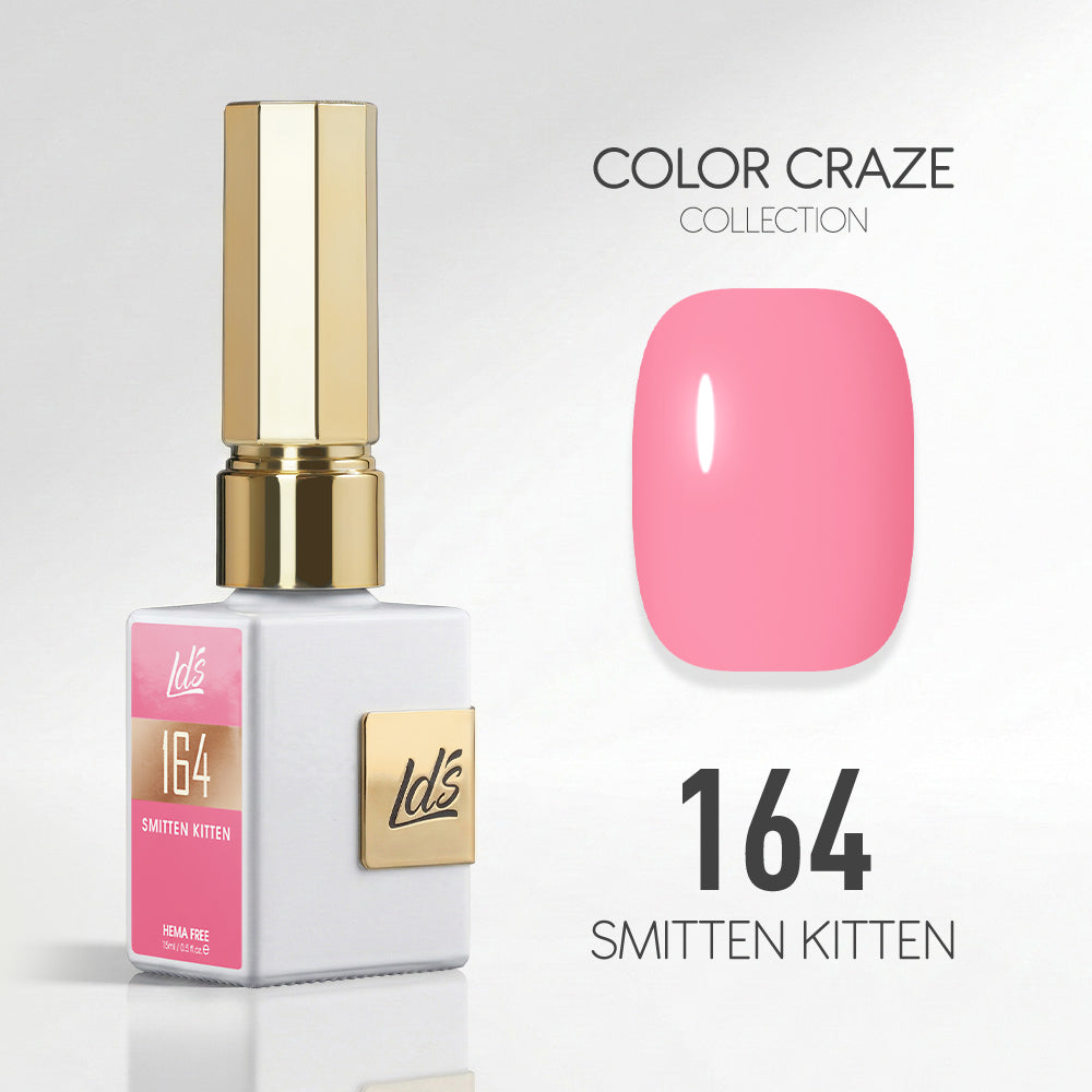 LDS Color Craze Gel Nail Polish - 164 Smitten Kitten - 0.5oz