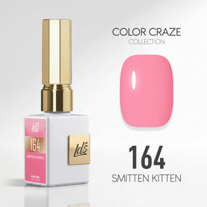 LDS Color Craze Gel Nail Polish - 164 Smitten Kitten - 0.5oz