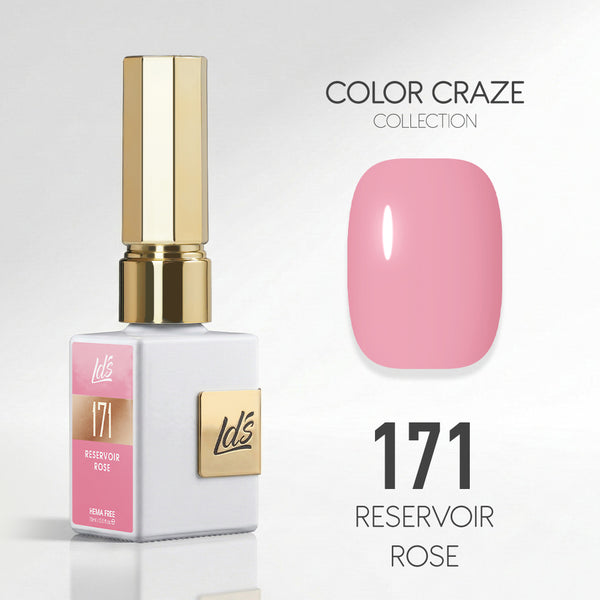 LDS Color Craze Gel Nail Polish - 171 Reservoir Rose - 0.5oz