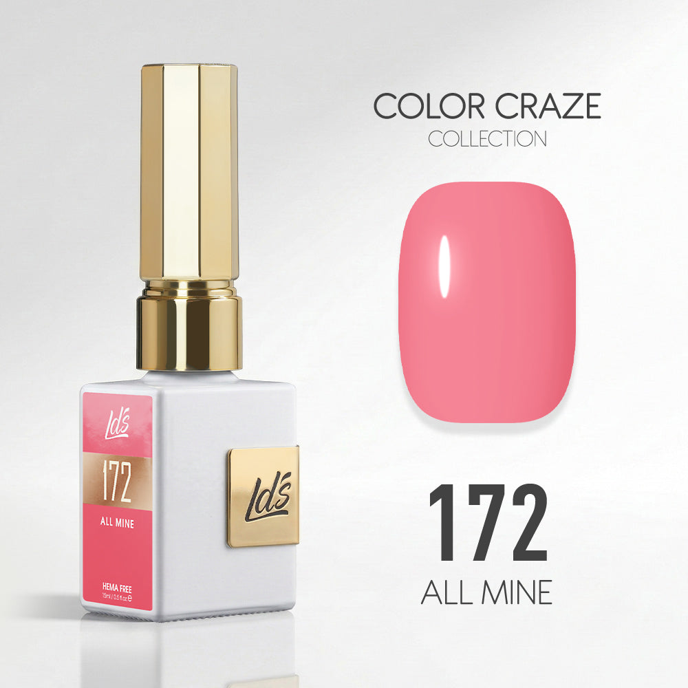 LDS Color Craze Gel Nail Polish - 172 All Mine - 0.5oz