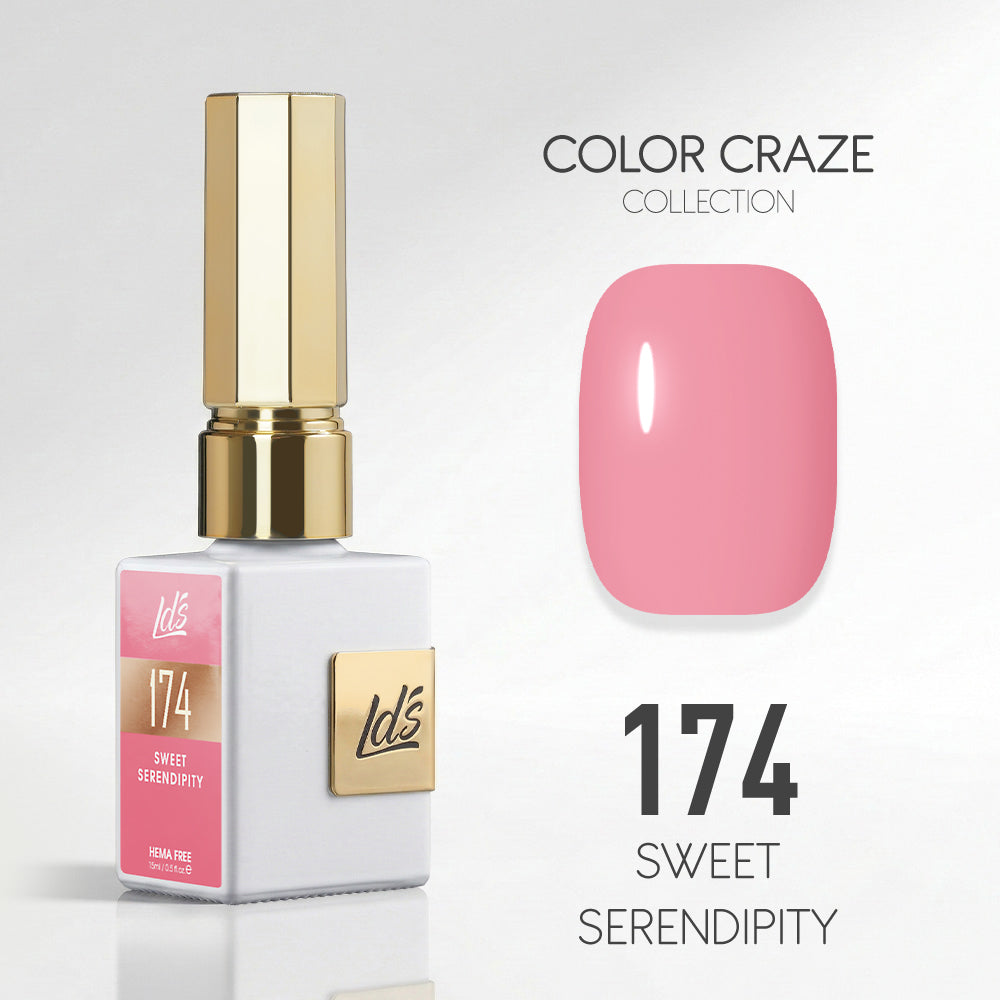 LDS Color Craze Gel Nail Polish - 174 Sweet Serendipity - 0.5oz
