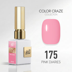 LDS Color Craze Gel Nail Polish - 175 Pink Diaries - 0.5oz