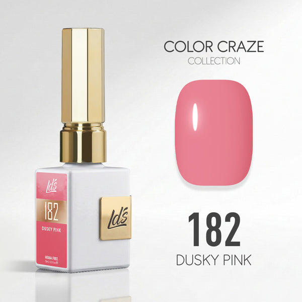 LDS Color Craze Gel Nail Polish - 182 Dusky Pink - 0.5oz