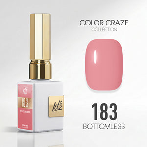 LDS Color Craze Gel Nail Polish - 183 Bottomless - 0.5oz