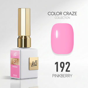 LDS Color Craze Gel Nail Polish - 192 Pinkberry - 0.5oz