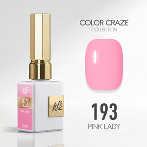 LDS Color Craze Gel Nail Polish - 193 Pink Lady - 0.5oz