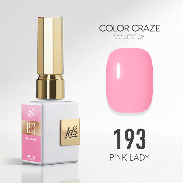 LDS Color Craze Gel Nail Polish - 193 Pink Lady - 0.5oz
