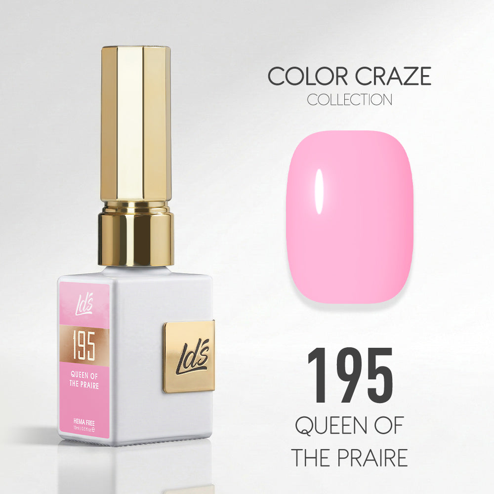 LDS Color Craze Gel Nail Polish - 195 Queen of the Praire - 0.5oz