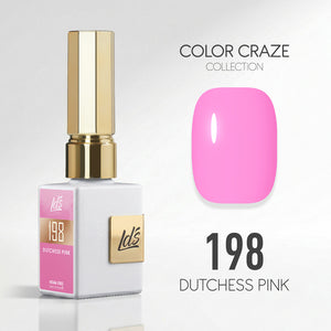 LDS Color Craze Gel Nail Polish - 198 Dutchess Pink - 0.5oz