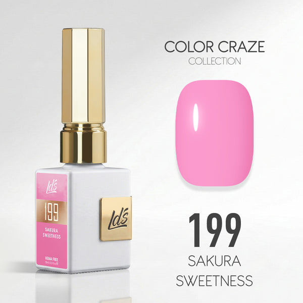 LDS Color Craze Gel Nail Polish - 199 Sakura Sweetness - 0.5oz