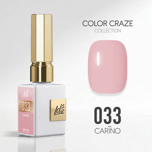 LDS Color Craze Gel Nail Polish - 033 Cariño - 0.5oz