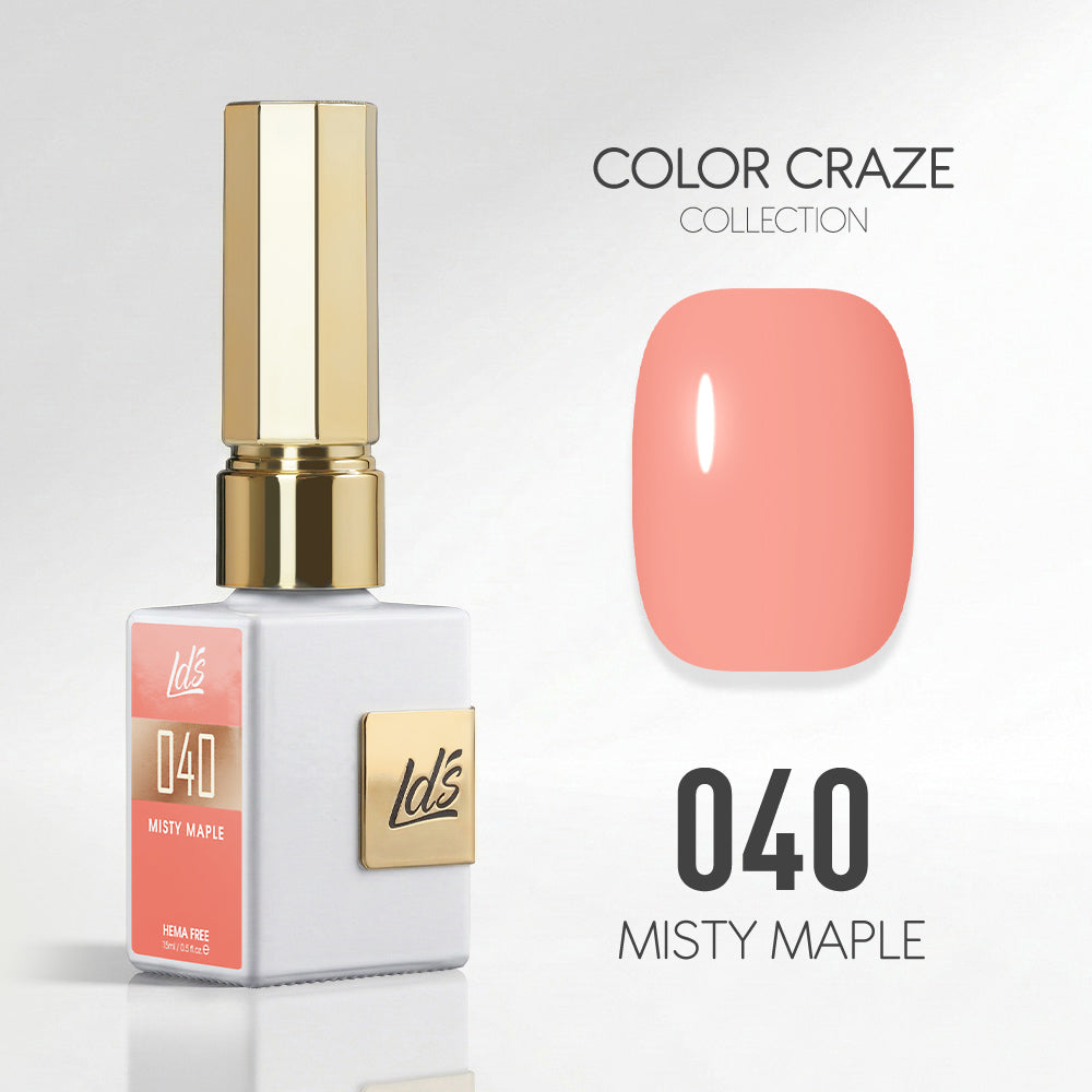 LDS Color Craze Gel Nail Polish - 040 Misty Maple - 0.5oz