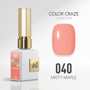 LDS Color Craze Gel Nail Polish - 040 Misty Maple - 0.5oz