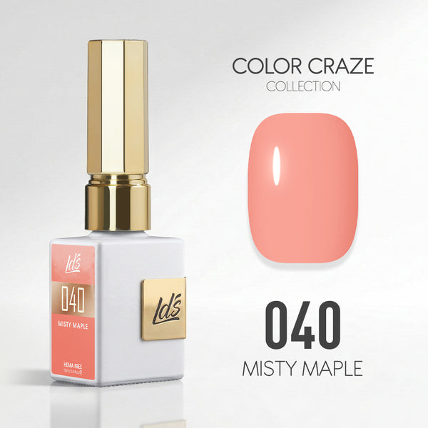 LDS Color Craze Gel Nail Polish - 040 Misty Maple - 0.5oz