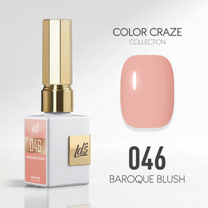 LDS Color Craze Gel Nail Polish - 046 Baroque Blush - 0.5oz