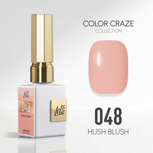 LDS Color Craze Gel Nail Polish - 048 Hush Blush - 0.5oz