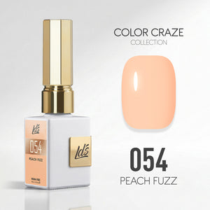 LDS Color Craze Gel Nail Polish - 054 Peach Fuzz - 0.5oz