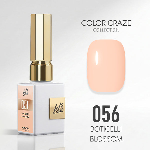 LDS Color Craze Gel Nail Polish - 056 Boticelli Blossom - 0.5oz
