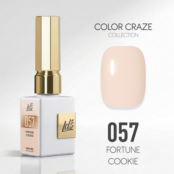 LDS Color Craze Gel Nail Polish - 057 Fortune Cookie - 0.5oz
