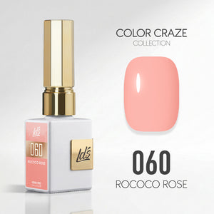 LDS Color Craze Gel Nail Polish - 060 Rococo Rose - 0.5oz