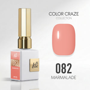 LDS Color Craze Gel Nail Polish - 082 Marmalade - 0.5oz