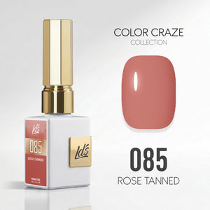 LDS Color Craze Gel Nail Polish - 085 Rose Tanned - 0.5oz