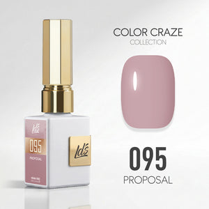 LDS Color Craze Gel Nail Polish - 095 Proposal - 0.5oz