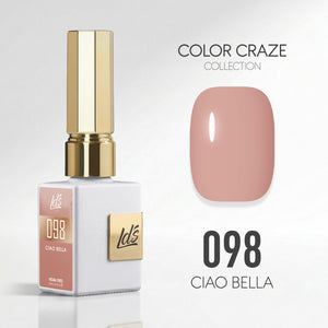 LDS Color Craze Gel Nail Polish - 098 Ciao Bella - 0.5oz