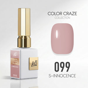 LDS Color Craze Gel Nail Polish - 099 S-Innocence - 0.5oz