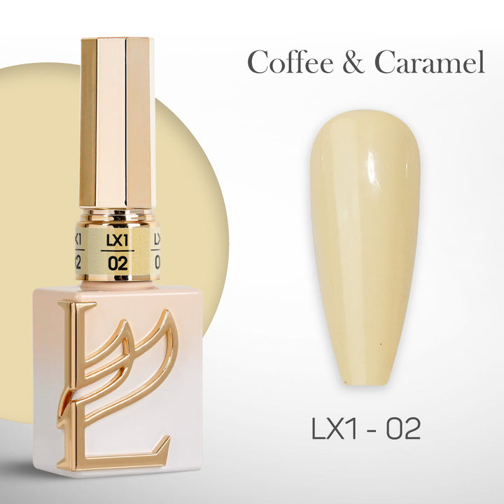 LAVIS LX1 - 002 - Gel Polish 0.5 oz - Coffee & Caramel Collection