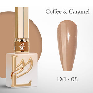 LAVIS LX1 - 008 - Gel Polish 0.5 oz - Coffee & Caramel Collection