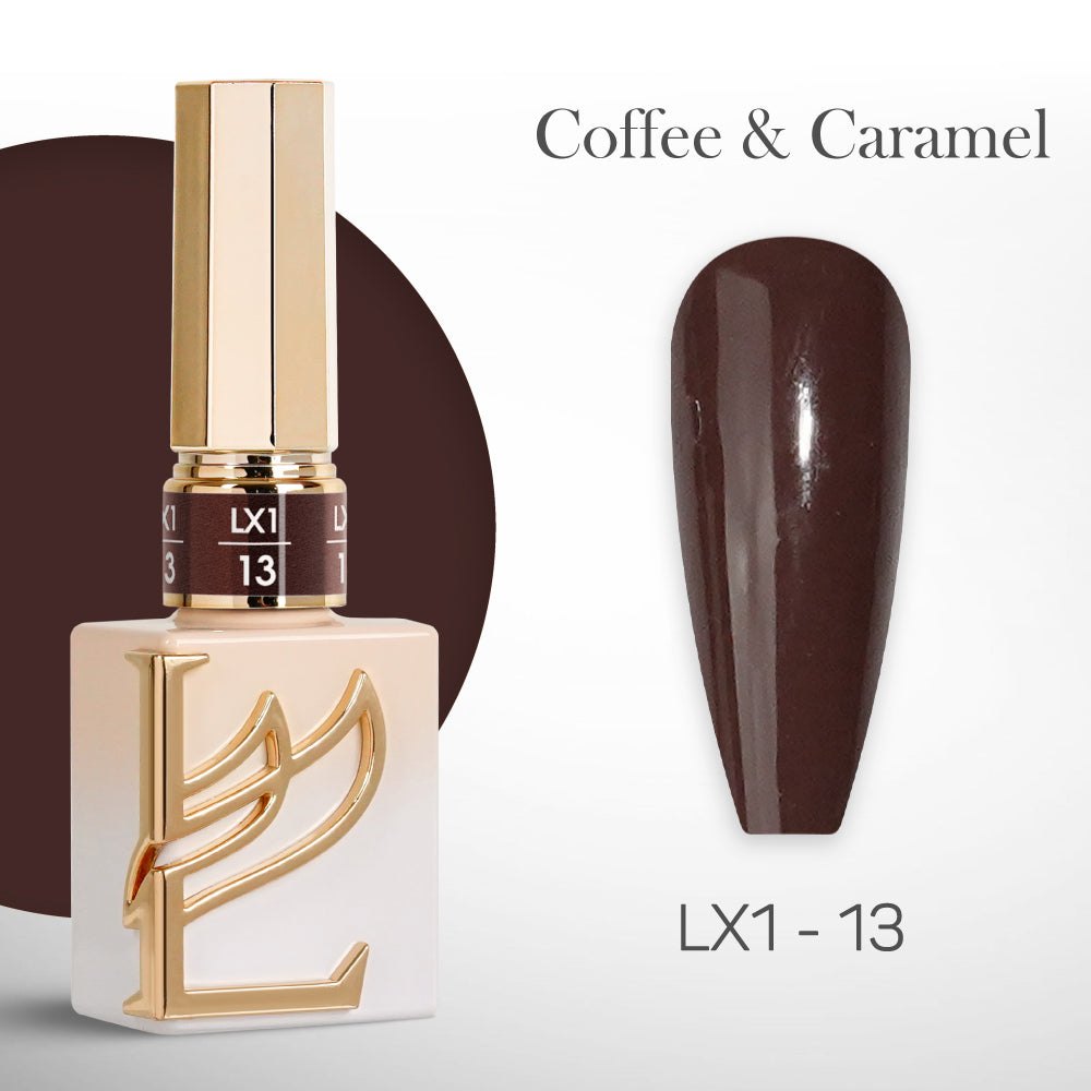 LAVIS LX1 - 013 - Gel Polish 0.5 oz - Coffee & Caramel Collection