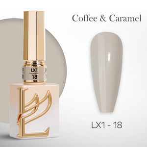 LAVIS LX1 - 018 - Gel Polish 0.5 oz - Coffee & Caramel Collection