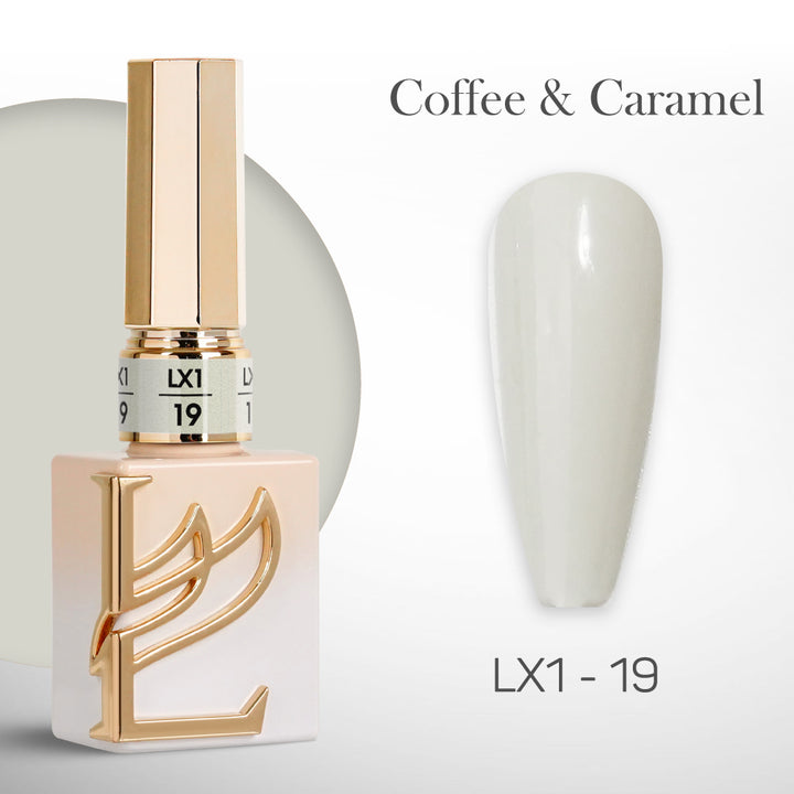 LAVIS LX1 - 019 - Gel Polish 0.5 oz - Coffee & Caramel Collection