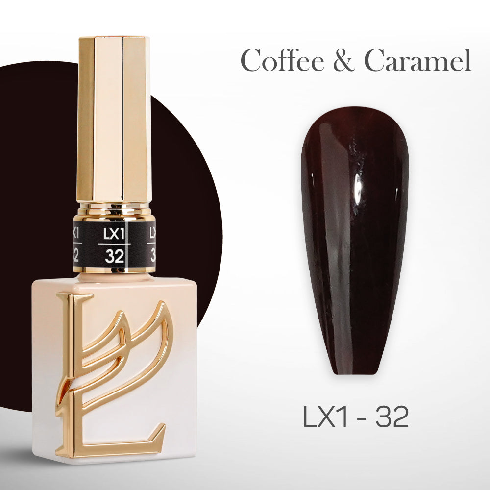 LAVIS LX1 - 032 - Gel Polish 0.5 oz - Coffee & Caramel Collection