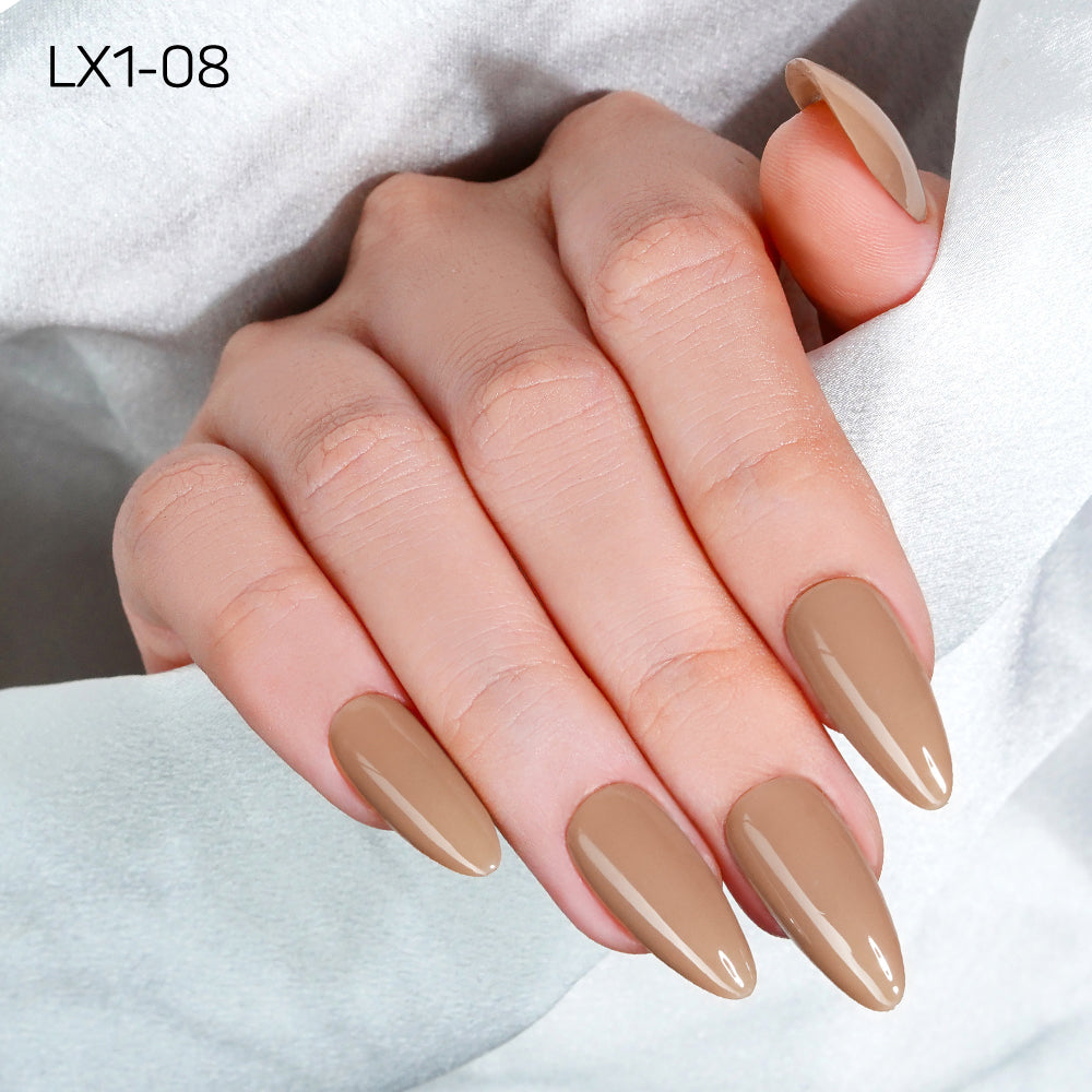 LAVIS LX1 - 008 - Gel Polish 0.5 oz - Coffee & Caramel Collection