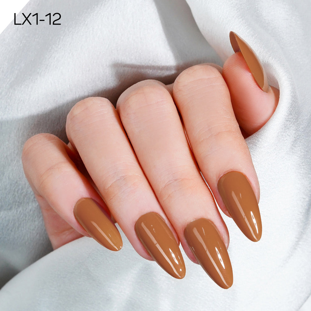 LAVIS LX1 - 012 - Gel Polish 0.5 oz - Coffee & Caramel Collection