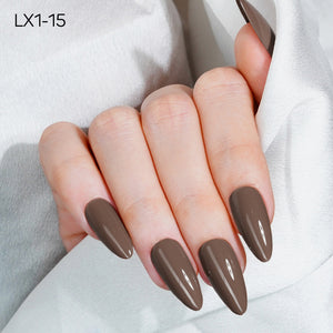 LAVIS LX1 - 015 - Gel Polish 0.5 oz - Coffee & Caramel Collection