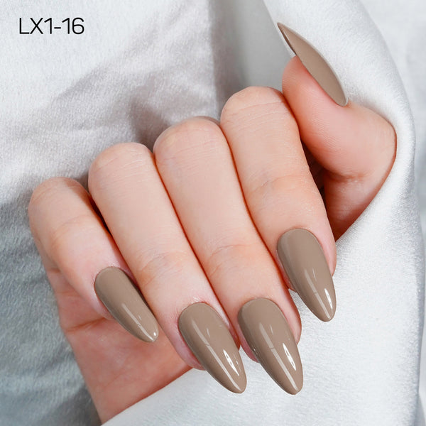 LAVIS LX1 - 016 - Gel Polish 0.5 oz - Coffee & Caramel Collection